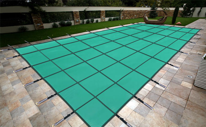 pool solid safety winter closing covers anchors installing install installation inground water rectangular intheswim vinyl straps